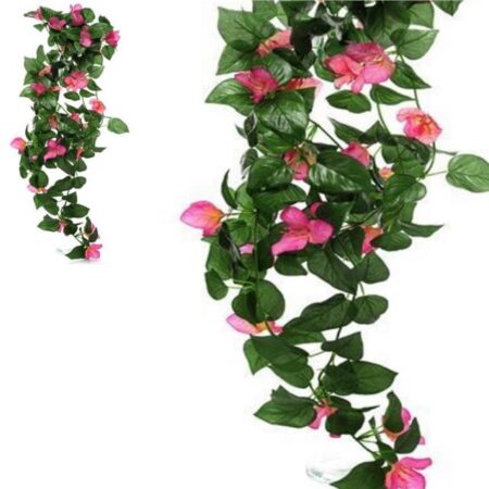 Artificial Pink Bougainvillea Trailing Bush | Fake flowers | Shelf Edge UK